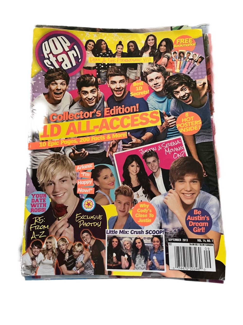 Pop Star! Collector's Edition 1D All-Access Magazine - Colorful Cover